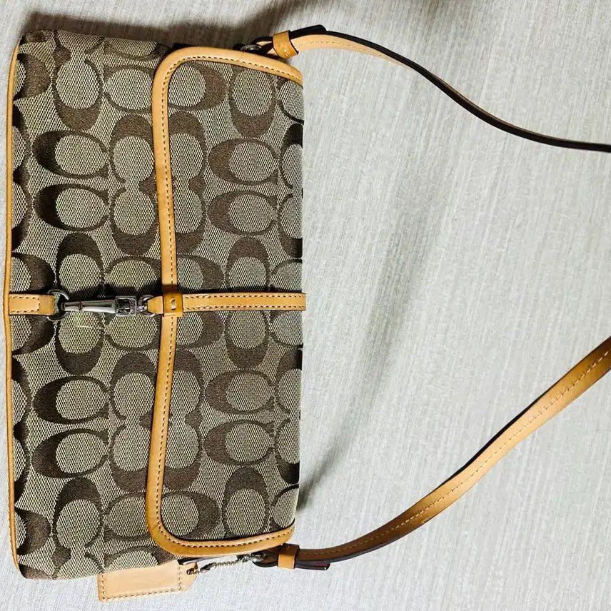 [BUNJANG] Coach Signature Shoulder Bag / 코치가방