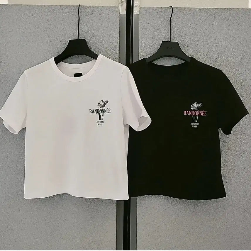 [BUNJANG] Juun.J Small Flower Logo T-Shirt Black Size 36 / 준지여성 juun.j 스몰플라워 티셔츠 36 새상품