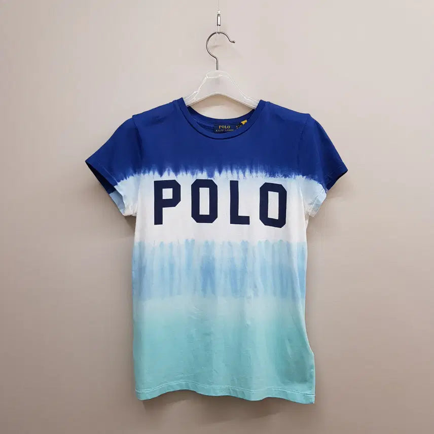 [BUNJANG] Polo Ralph Lauren Gradient Logo Print Short Sleeve T-Shirt XS / 폴로 랄프로렌 그라데이션 로고 프린트 반팔 티셔츠 XS사이즈