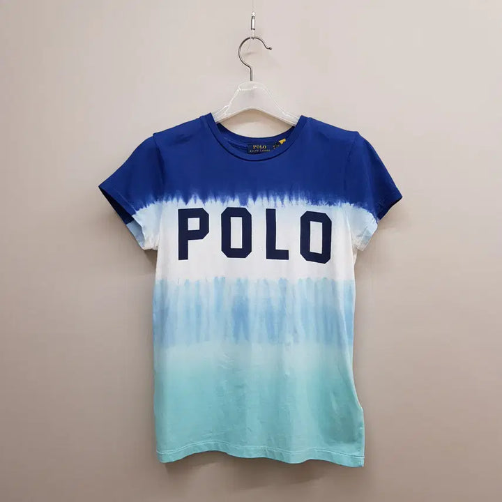 [BUNJANG] Polo Ralph Lauren Gradient Logo Print Short Sleeve T-Shirt XS / 폴로 랄프로렌 그라데이션 로고 프린트 반팔 티셔츠 XS사이즈