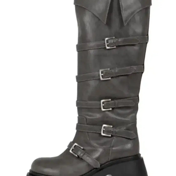 [BUNJANG] Synergy Western Buckle Boots (230) / 시너진 부츠 시너진 부츠 WESTERN BUCKLE BOOTS 230