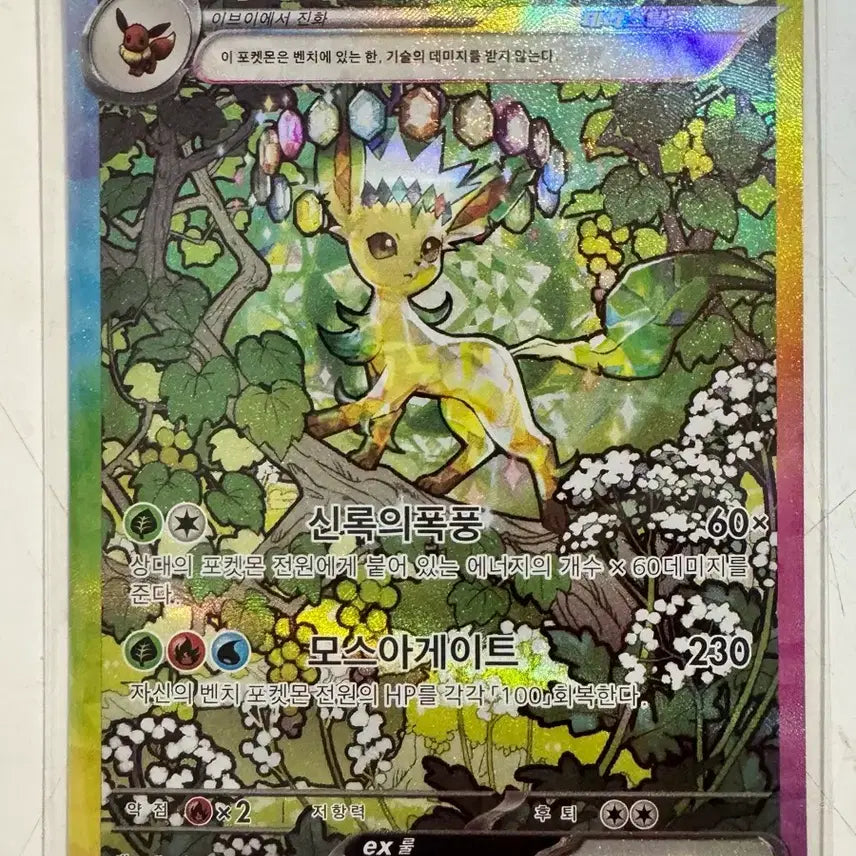 [SOLD OUT] 포켓몬스터 포켓몬카드 포켓몬 테라스탈 리피아 ex 양도 판매