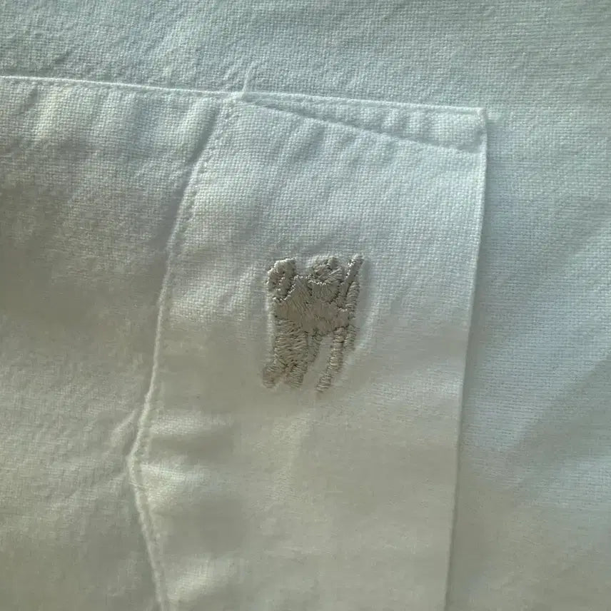 [BUNJANG] Burberry White Short Sleeve Shirt / 버버리 화이트 반팔 남방 셔츠