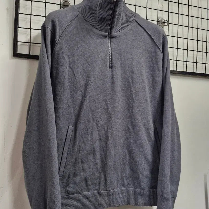 [BUNJANG] Descente Golf High-neck Windproof Knit Sweater / 100-105XL 데상트 골프 하이넥 방풍 니트 스웨터.