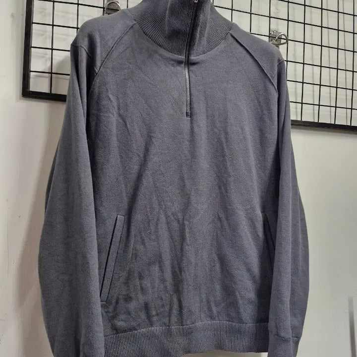 [BUNJANG] Descente Golf High-neck Windproof Knit Sweater / 100-105XL 데상트 골프 하이넥 방풍 니트 스웨터.