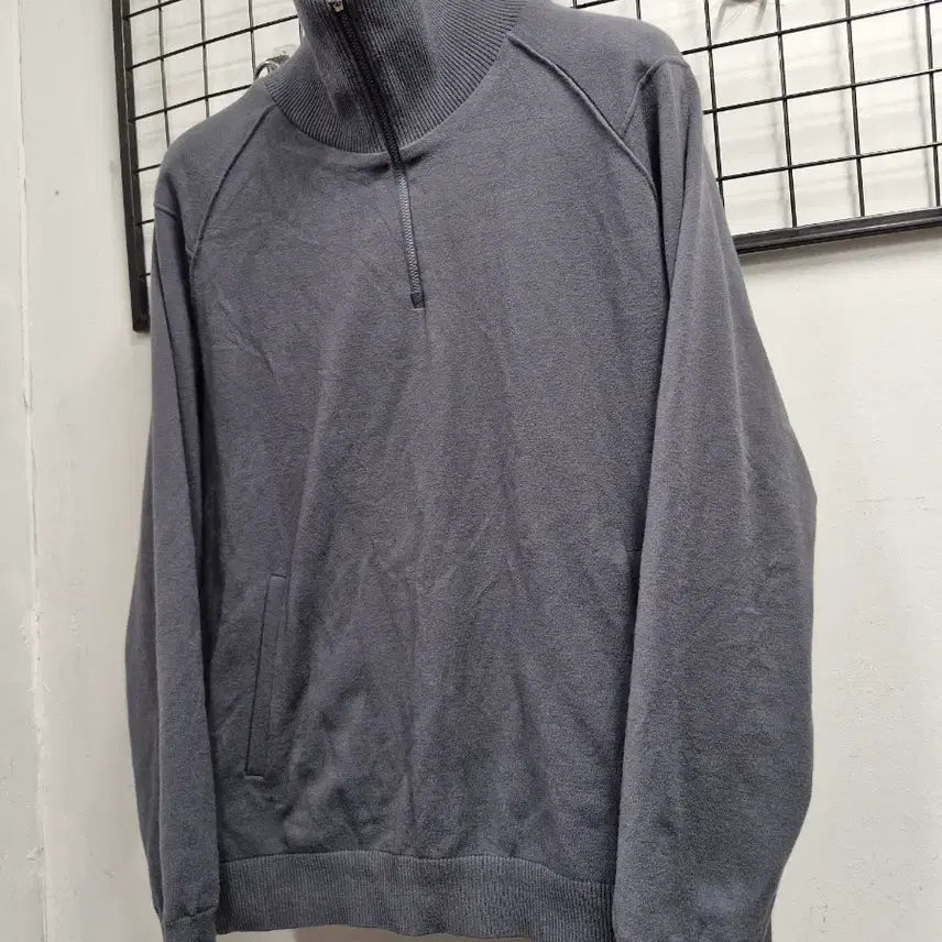 [BUNJANG] Descente Golf High-neck Windproof Knit Sweater / 100-105XL 데상트 골프 하이넥 방풍 니트 스웨터.