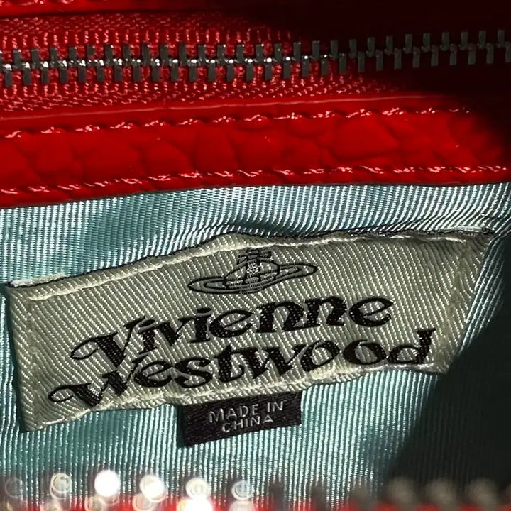 [BUNJANG] Vivienne Westwood Red Big Logo Clutch Bag Shoulder Bag / 비비안웨스트우드 클러치백 숄더백 레드 빅로고