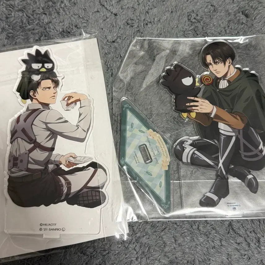 [BUNJANG] Attack on Titan x Sanrio Levi Acrylic Stand Bundle / 진격의 거인 진격거 산리오 리바이 아크릴 일괄