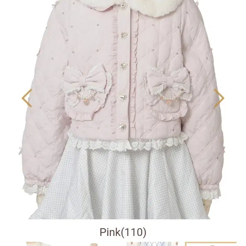 [BUNJANG] LIZLISA Quilting Short Blouson (Pink) / 리즈리사 퀄팅 숏 블루종 (핑크)