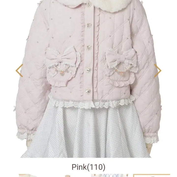 [BUNJANG] LIZLISA Quilting Short Blouson (Pink) / 리즈리사 퀄팅 숏 블루종 (핑크)