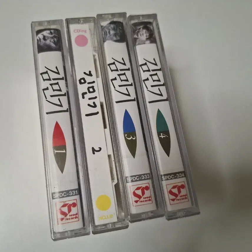 [BUNJANG] Kim Min Ki Cassette Tape Set (1-4) / 김민기 카세트 테이프 1/2/3/4