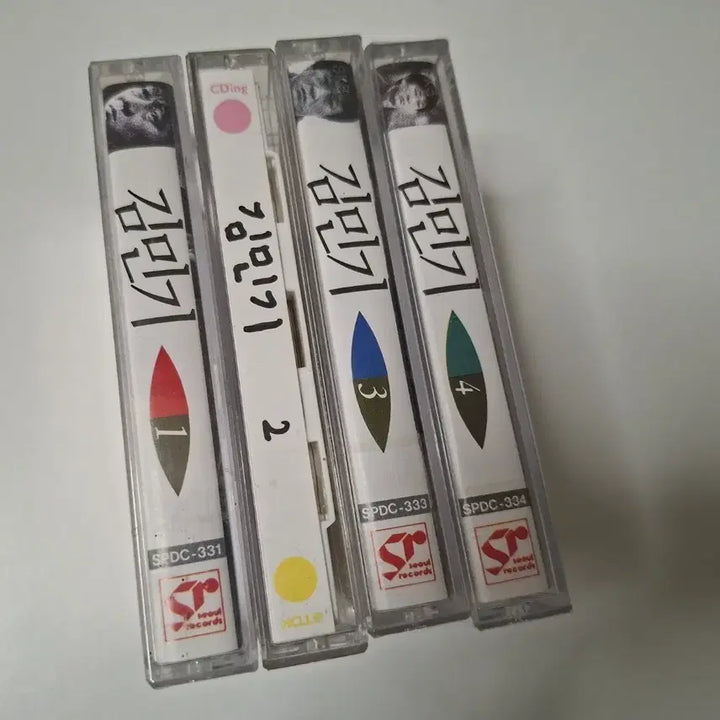 [BUNJANG] Kim Min Ki Cassette Tape Set (1-4) / 김민기 카세트 테이프 1/2/3/4