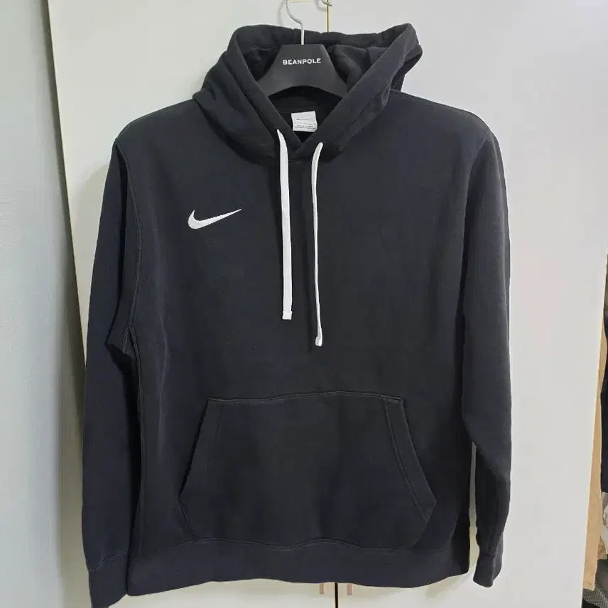 [BUNJANG] Nike Black Fleece Hoodie L (105) / 나이키 블랙 기모 후드티 L (105)