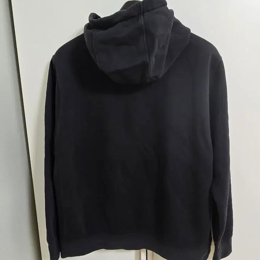 [BUNJANG] Nike Black Fleece Hoodie L (105) / 나이키 블랙 기모 후드티 L (105)