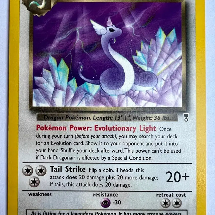 [BUNJANG] Pokemon early North American English Legendary Version Sinyong Card / 초희귀) 포켓몬, 포켓몬스터 초기 북미 영문 전설판 신뇽 카드