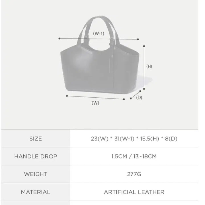 [BUNJANG] O HUI Vert Tote Bag White / 오브히 베르 토트백 화이트