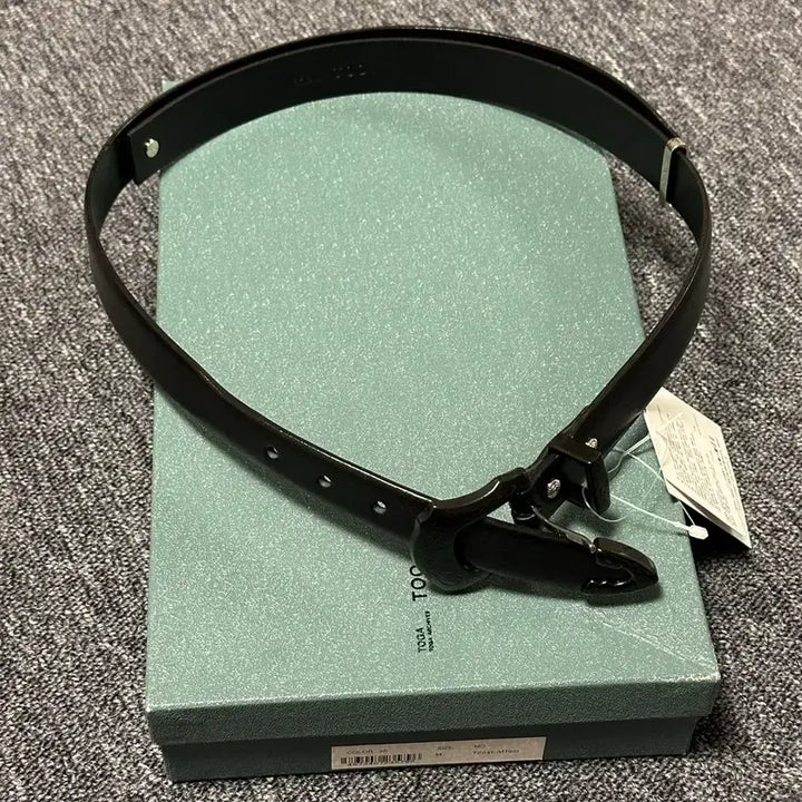 [BUNJANG] TOGA TOO Leather Western Belt Black / [M] 토가 투 (TOGA TOO) 레더 웨스턴 벨트 블랙