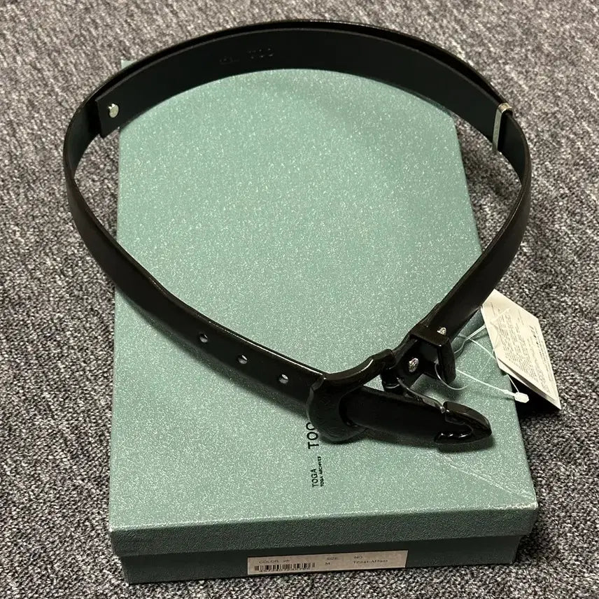 [BUNJANG] TOGA TOO Leather Western Belt Black / [M] 토가 투 (TOGA TOO) 레더 웨스턴 벨트 블랙