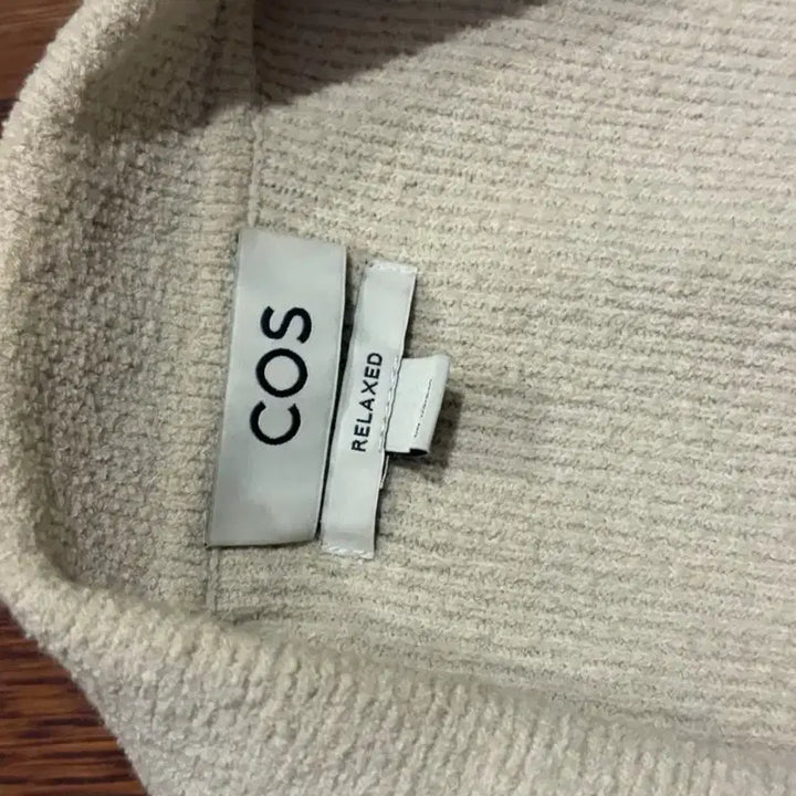 [BUNJANG] COS Relaxed Fit Knit Shirt Ivory / COS 릴렉스드 핏 니트 셔츠 아이보리