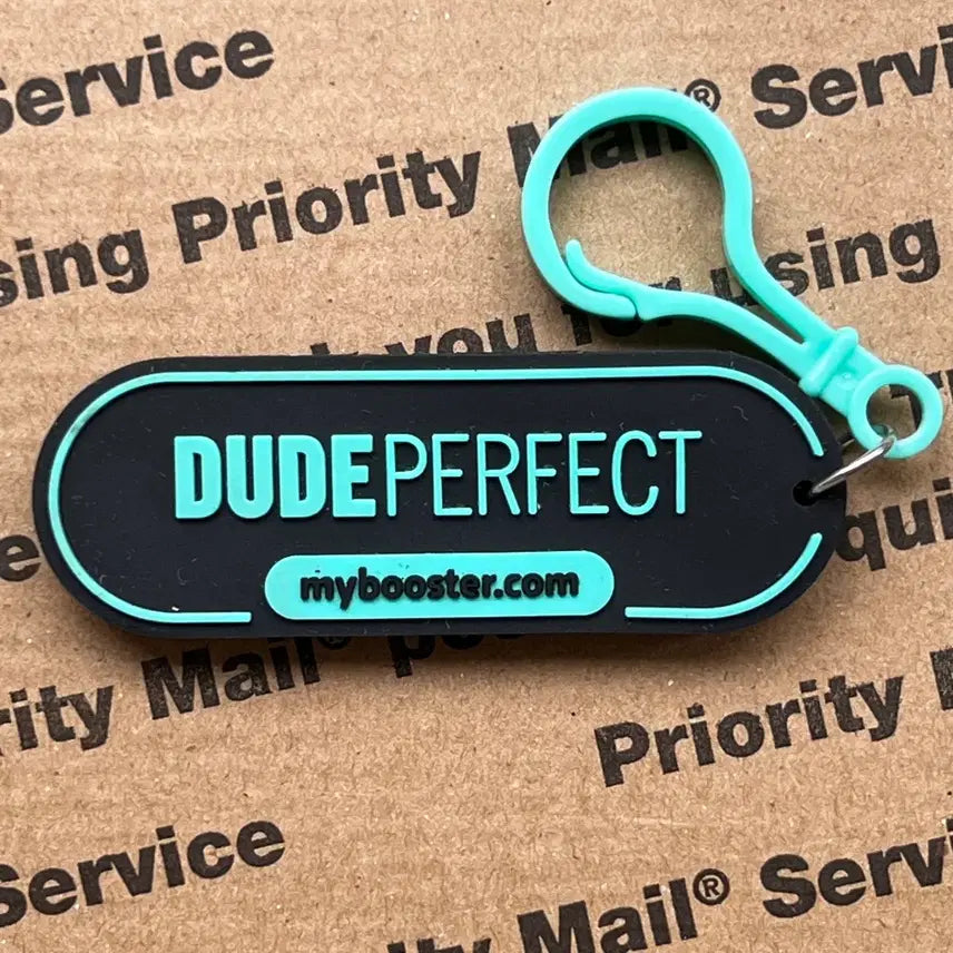 [BUNJANG] 90s Vintage DUDE PERFECT Lettering Keyring / 90s vtg DUDE PERFECT Keyring