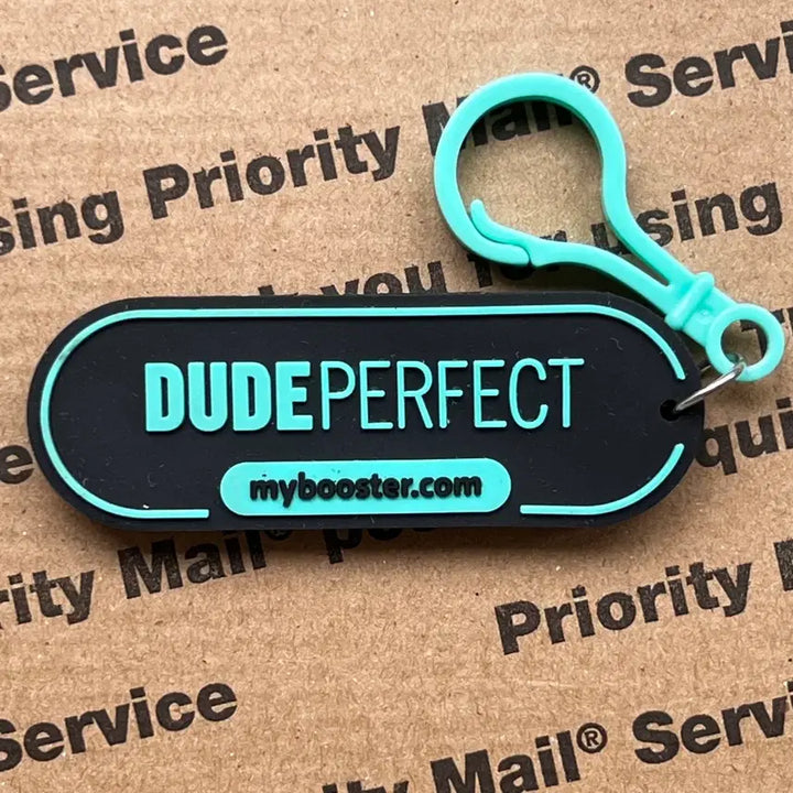 [BUNJANG] 90s Vintage DUDE PERFECT Lettering Keyring / 90s vtg DUDE PERFECT Keyring