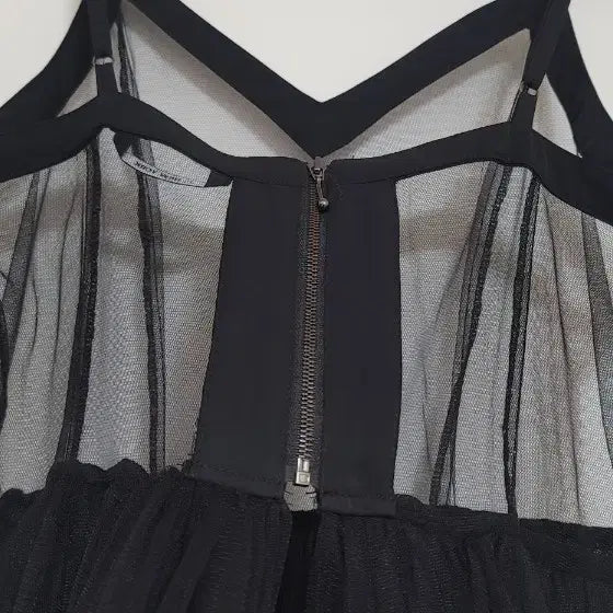 [BUNJANG] JS New York See-through Layered Dress / js뉴욕 시스루 레이어드 샤 원피스