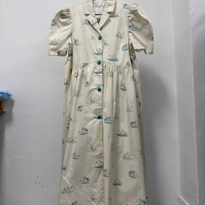 [BUNJANG] Patterned Long Dress / 패턴 롱 원피스