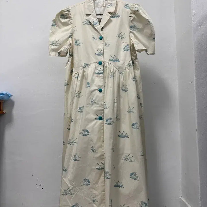 [BUNJANG] Patterned Long Dress / 패턴 롱 원피스