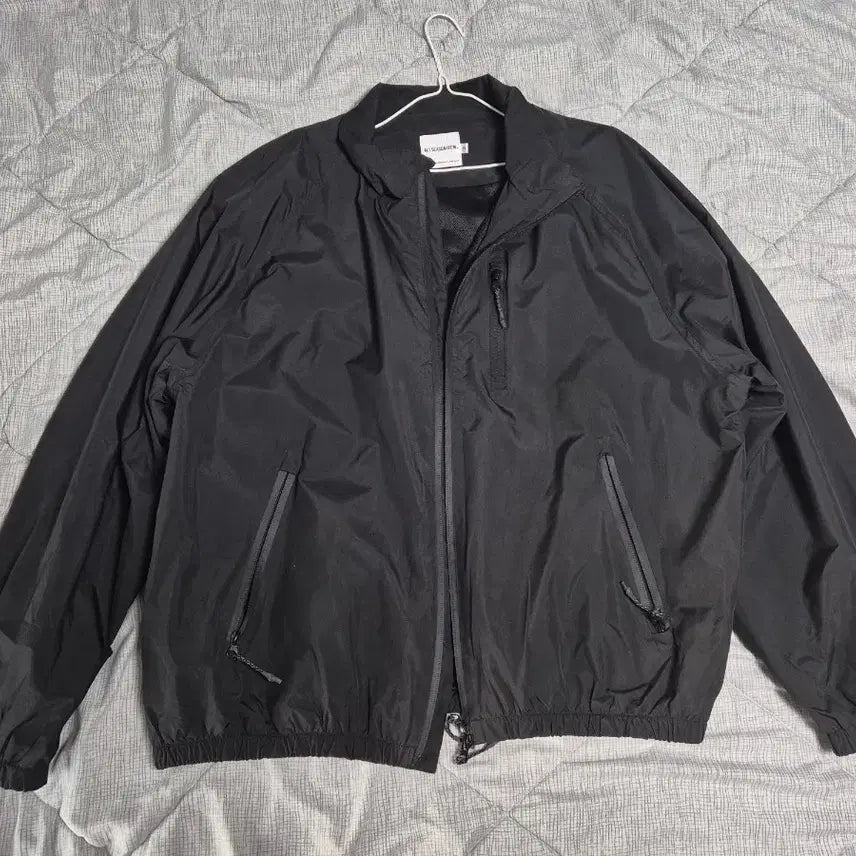 [BUNJANG] Dimitri Black All-Season Double Layer Wind Blouson Jacket Black XL / 디미트리블랙 올시즌 더블레이어 윈드 블루종 자켓 블랙XL 바람막이