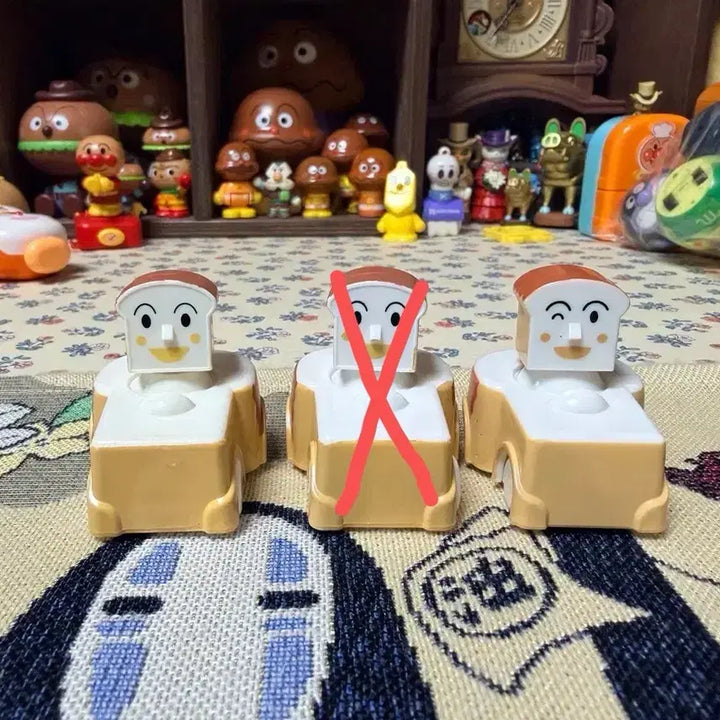 [BUNJANG] Anpanman Shokupanman Pull-Back Car / 호빵맨 식빵맨 풀백카