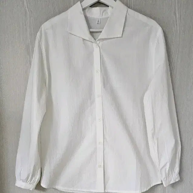 [BUNJANG] High-Quality Cotton Shirt Blouse - White / 퀄좋은 셔츠블라 새상품