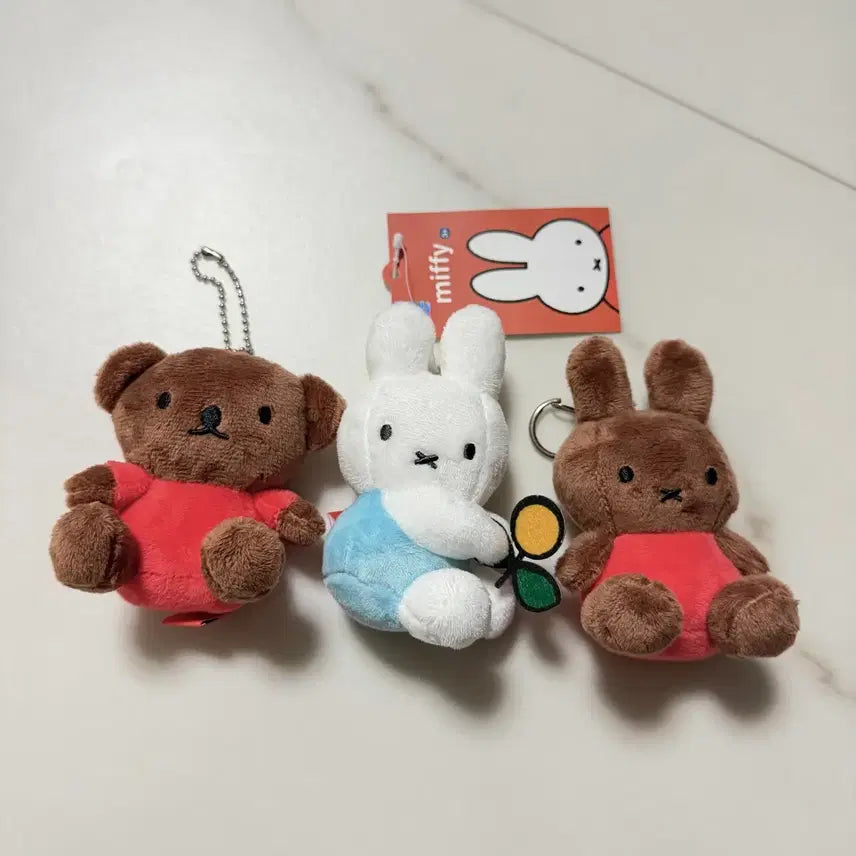 [BUNJANG] Miffy &amp; Boris Keychain Bundle Set / 미피, 보리스 키링 일괄