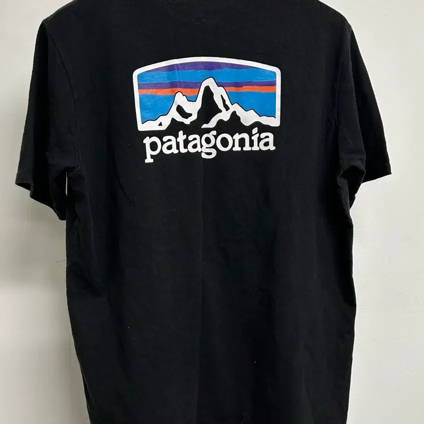 [BUNJANG] Patagonia Black Regular Fit T-Shirt M / 파타고니아 블랙 레귤러핏 반팔티 M