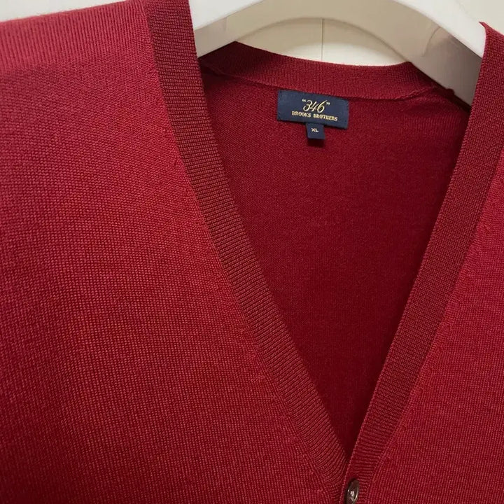 [BUNJANG] Brooks Brothers Wool Cardigan Burgundy XL / 브룩스브라더스 울 가디건