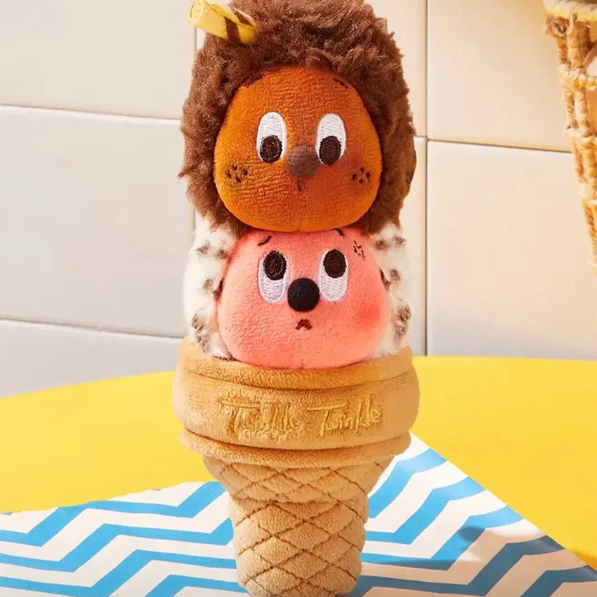 [BUNJANG] Pop Mart Little Star Gelato Double Scoop Doll Keychain / 팝마트 작은별 젤라또 더블스쿱 인형키링