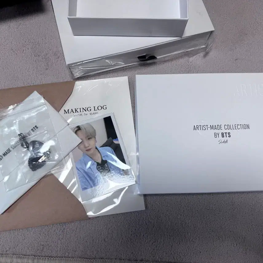 [BUNJANG] BTS Suga Guitar Pick Necklace Full Set / 방탄소년단 슈가 기타피크 목걸이 풀세트