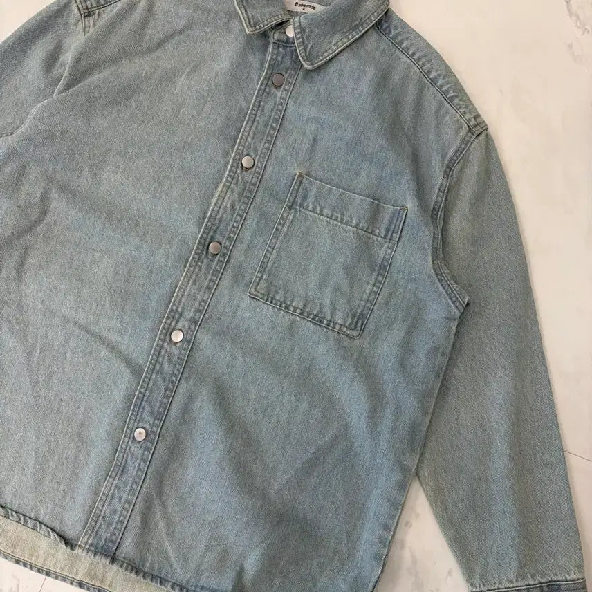 [BUNJANG] 8seconds Denim Shirt Jacket (M) / 8seconds denim shirt jacket M
