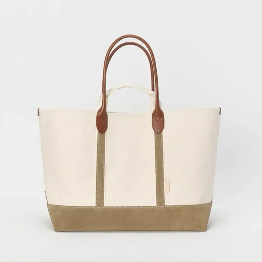 [BUNJANG] Hender Scheme Campus Suede Handle Tote Bag Beige L / 헨더스킴 핸더스킴 캠퍼스 스웨이드 핸들 토트백 베이지 L사이즈