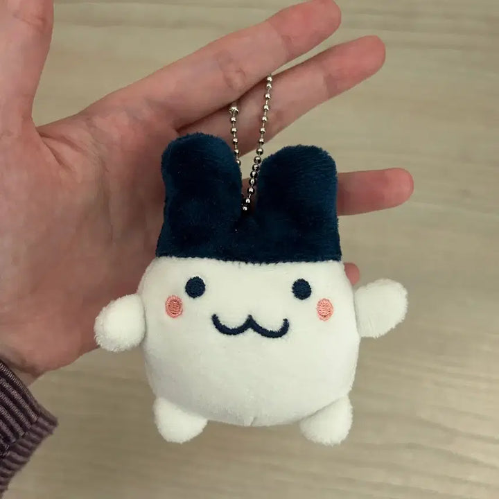 [BUNJANG] Tamagotchi Mimitchi Plush Keychain / 다마고치 미미치 인형 키링 급처