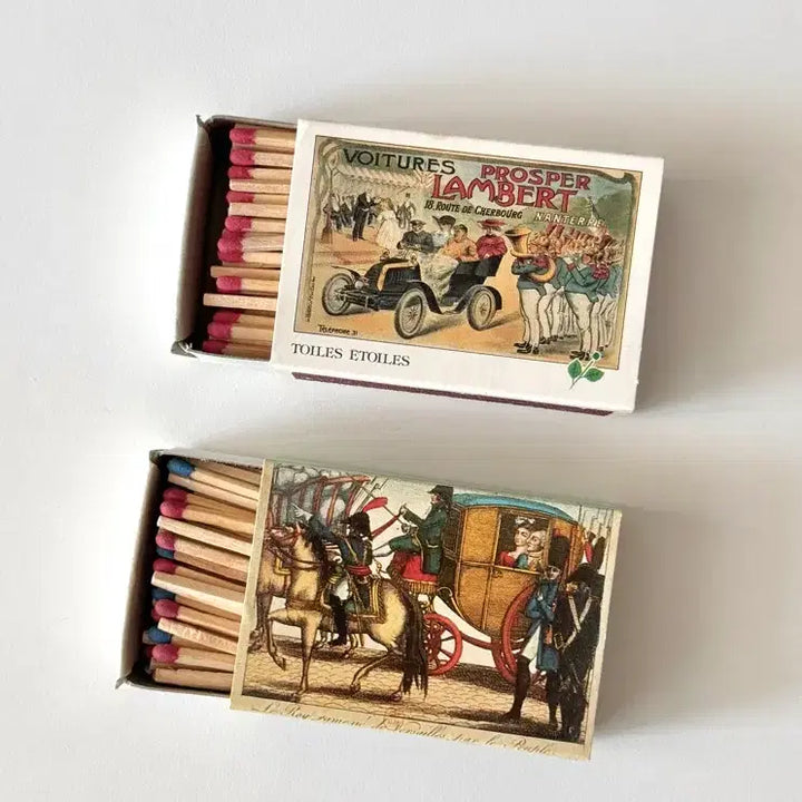 [BUNJANG] Vintage French Matchbox Set of 2 / 빈티지 프랑스 성냥 2개세트