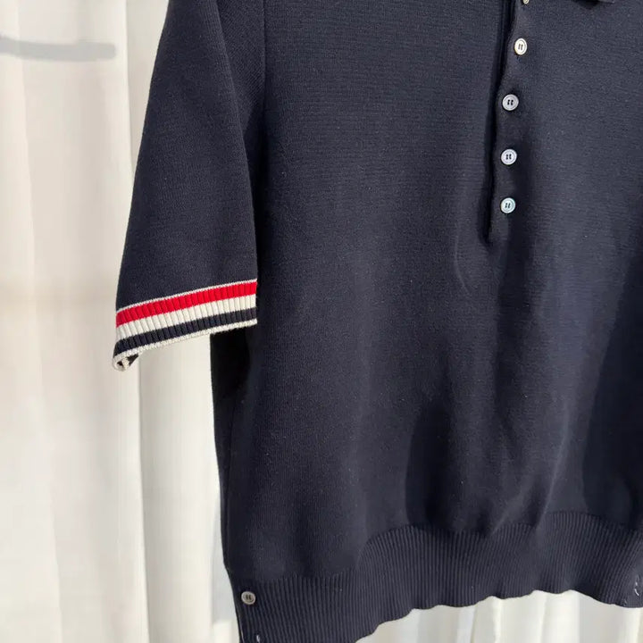 [BUNJANG] Thom Browne RWB Trimming Milano Stitch Short Sleeve Polo Shirt MKP056A / [3] 톰브라운 RWB 트리밍 밀라노스티치 반팔 카라티 MKP056A