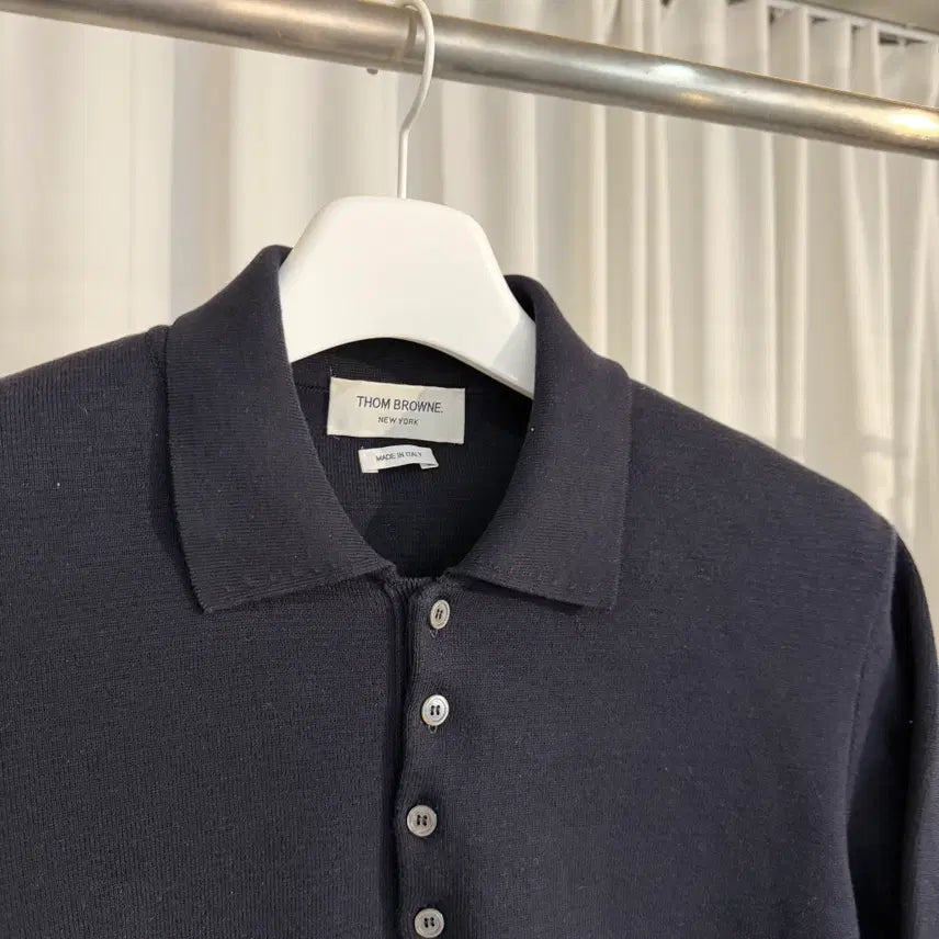 [BUNJANG] Thom Browne RWB Trimming Milano Stitch Short Sleeve Polo Shirt MKP056A / [3] 톰브라운 RWB 트리밍 밀라노스티치 반팔 카라티 MKP056A