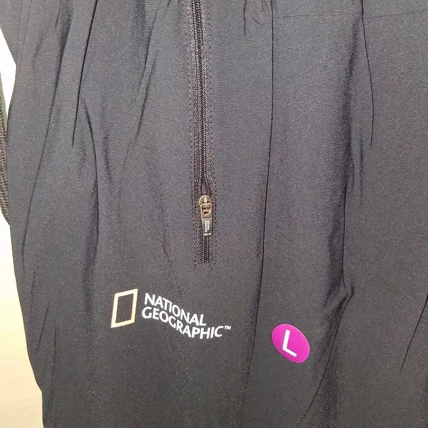 [BUNJANG] National Geographic Summer Cooling Fabric Pants L Black / 내셔널 여름용 냉감원단 팬츠 L 새상품 블랙