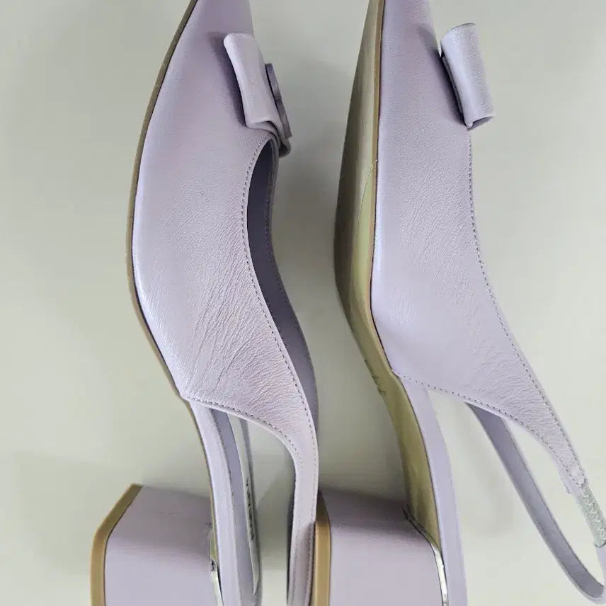 [BUNJANG] Barbara Purple Ribbon Pumps / 바바라 구두