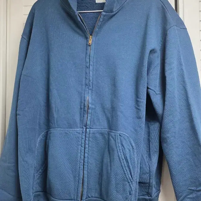 [BUNJANG] Apresse Vintage Sweat Navy Hoodie Zip-up 3 / 26ss 아프레쎄 빈티지스웻 네이비 후드집업 3