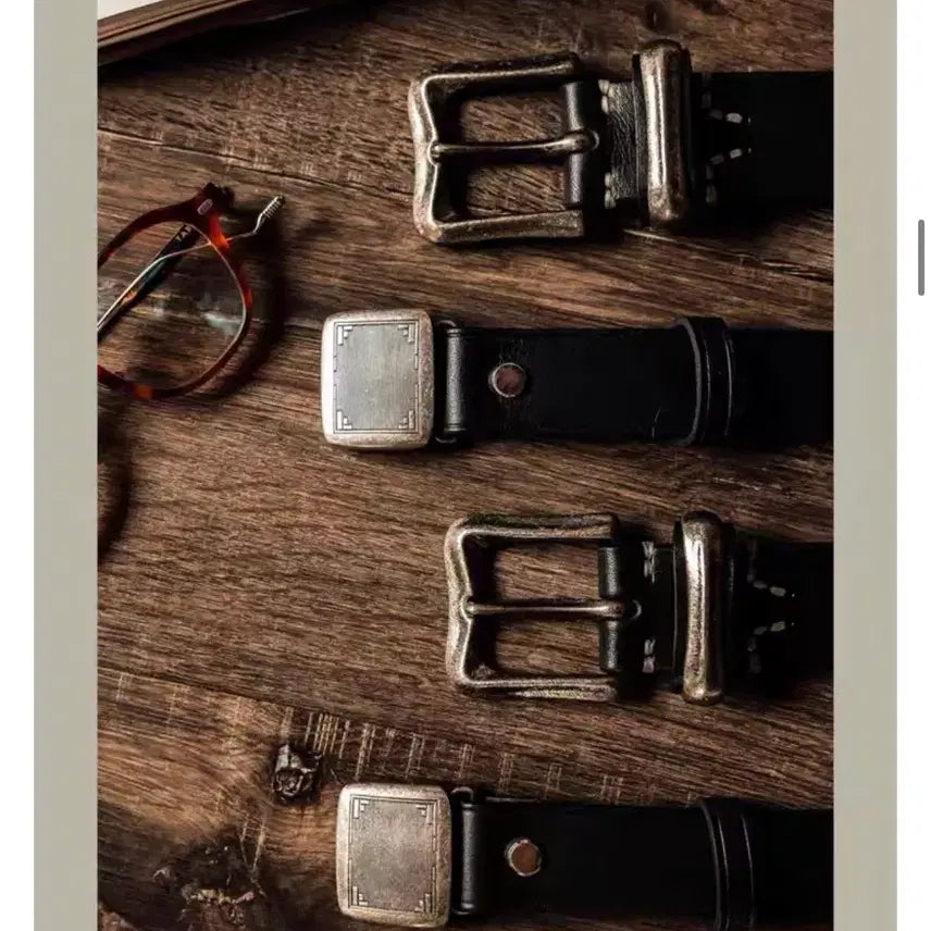 [BUNJANG] Red Tornado Cowhide Hiccock Belt (120cm) / 레드토네이도 카우하이드 히콕 벨트 (120cm)