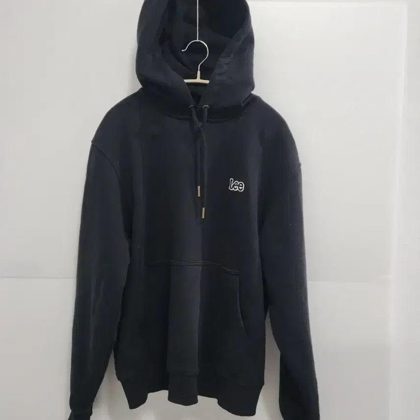 [BUNJANG] Lee Black Logo Hoodie / Lee 리 검정색 후드티