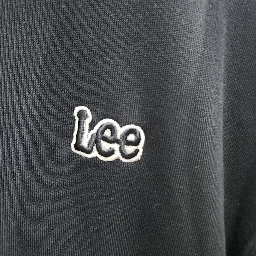 [BUNJANG] Lee Black Logo Hoodie / Lee 리 검정색 후드티