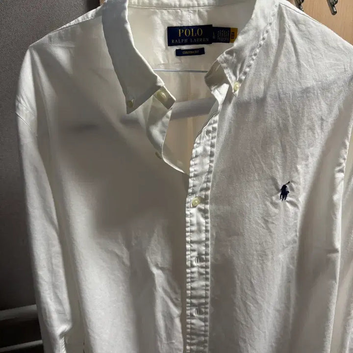 [BUNJANG] Polo Ralph Lauren Oxford Custom Fit Shirt - Large / 폴로 랄프로렌 옥스포드 커스텀핏 L 라지 사이즈 셔츠