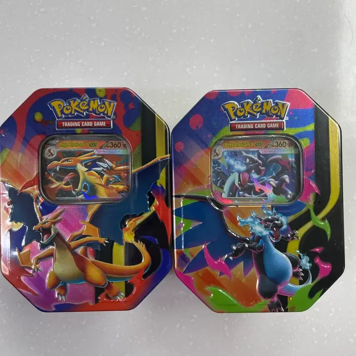 [BUNJANG] Pokemon TCG North America Mega Charizard XY Tin Set (Sealed) / 포켓몬카드 북미: 메가 리지몽 X Y 틴 미개봉